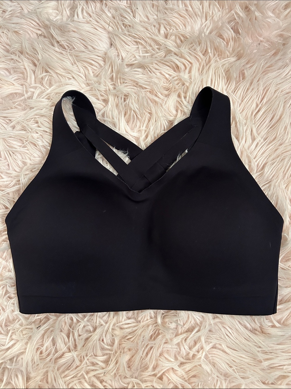 lululemon athletica Black Crisscross Seamless Sports Bra
